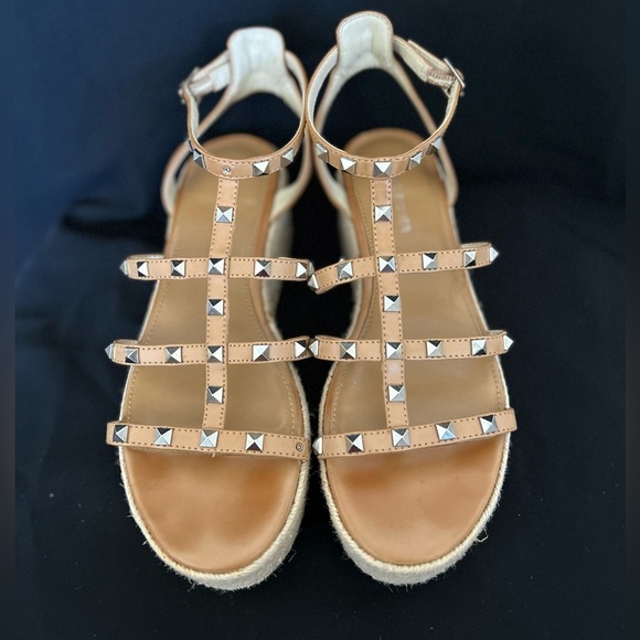 Marc Fisher Jansen Espadrille Wedge Sandal SZ 7.5 - Picture 1 of 6